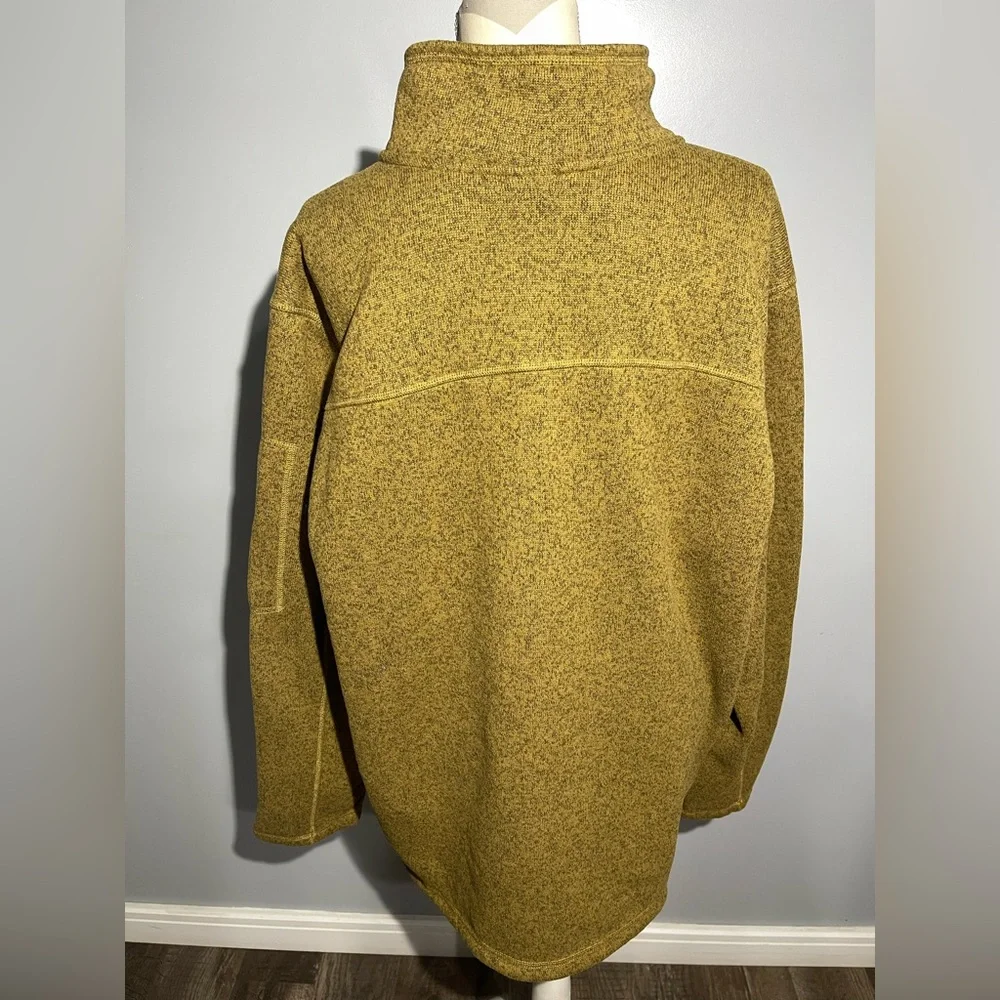 The North‎ Face Mustard Yellow Half-Zip Fleece